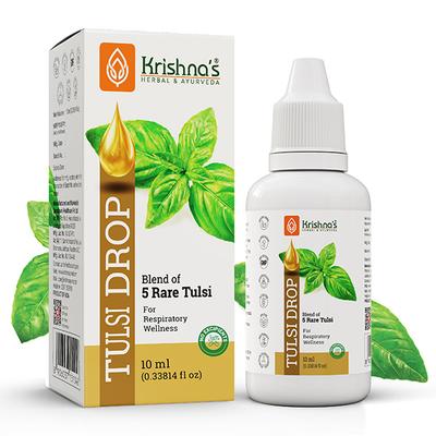 Krishna's Herbal & Ayurveda Tulsi Drops 10 ml - Health Products