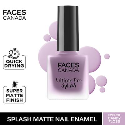 FACESCANADA Ultime Pro Splash Matte Nail Enamel Candy Floss M05 8 ml - Nail Polish