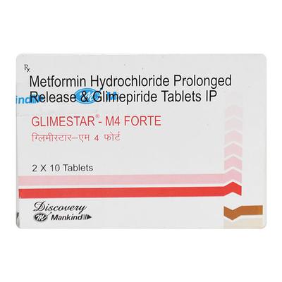 Glimestar M4 Forte Tablet 10'S - Diabetes-Ant