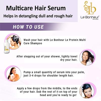 Le Bonheur Le - Multi Care Hair Serum 50 ml - Hair Serums