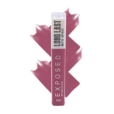 Exposed By Incolor Long Last Matte Effect Lip Gloss 04 6 Ml - Liquid Lipsticks