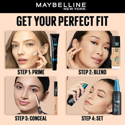 Maybelline New York Fit Me Matte+Poreless Liquid Foundation, 125 Nude Beige 30 gm - Foundation