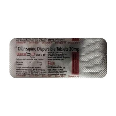 OLAWAY 20 DT Tablet 10's - Schizophrenia-Aps