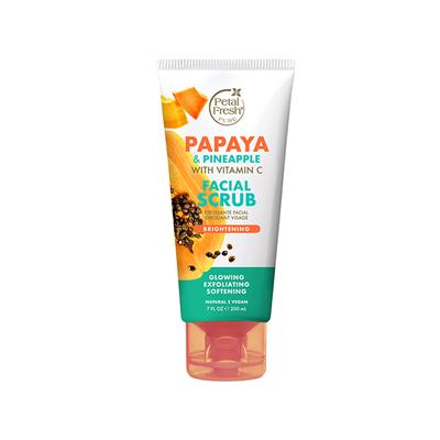 Petal Fresh Brightening Papaya Facial Scrub With Vitamin C 200 ml - Scrubs & Exfoliants