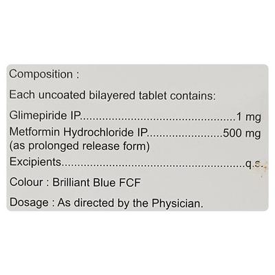 APRIGLIM M 1mg Tablet 15's - Diabetes-Ant