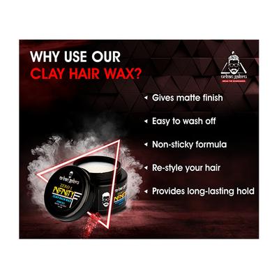 Urban Gabru Zero 2 Infinity Clay Hair Wax - Strong Hold 100 gm - Hair Gels & Waxes