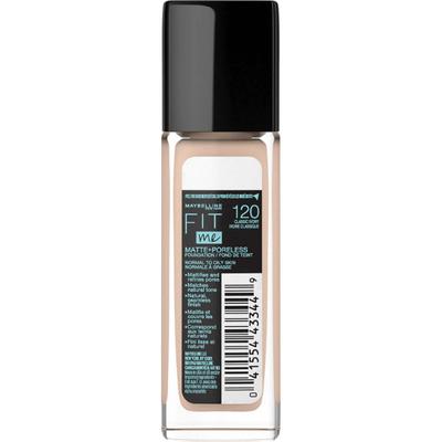 Maybelline New York Fit Me Matte+Poreless Liquid Foundation, 120 Classic Ivory 30 ml - Foundation