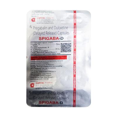 SPIGABA D Capsule 10's - Neuropathic Pain-Dru