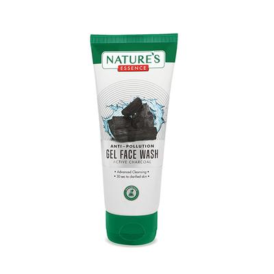Nature's Essence Anti-Pollution Gel Face Wash Active Charcoal 100 ml - Face Wash & Cleansers