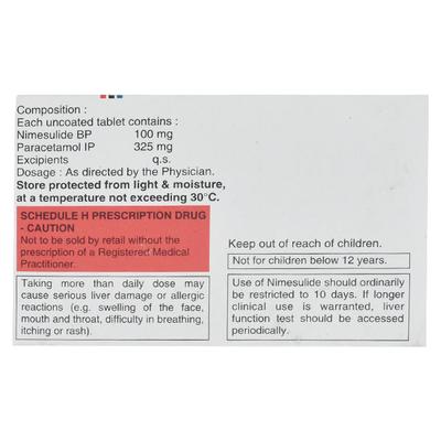 Emsulide P Tablet 10'S - Pain relief-Nsa