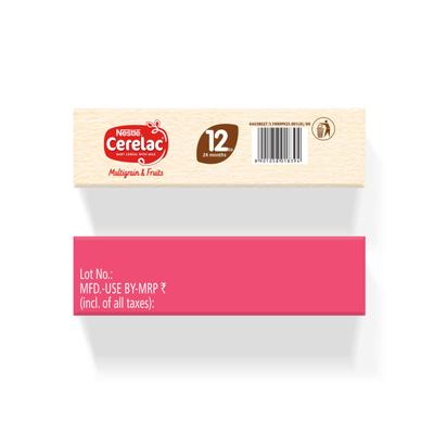 Nestle Cerelac Baby Food Cereal No Refined Sugar No Preservatives - Multigrain & Fruits (For 12 to 24 Months Baby) 300 g - Baby And Infant Supplements