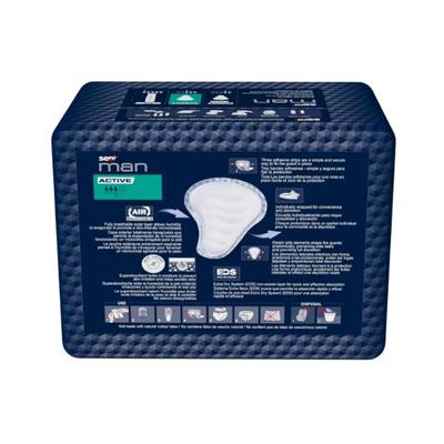 Seni Man Bladder Control Guards Active Pads 15's - Adult Diapers & Pads