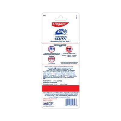 Colgate-Palmolive, Colgate 360 Degree Whole Mouth Clean (medium) Toothbrush (Buy 2 Get 2 Free) 1's - Toothbrushes