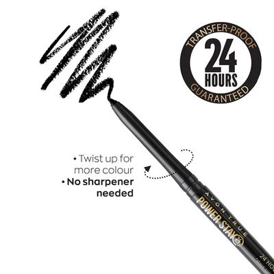 Avon True Color Powerstay Eyeliner - Carbon Black 0.28 gm - Eyeliners