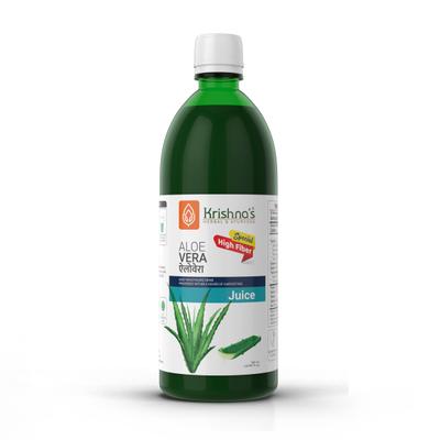 Krishna's Herbal & Ayurveda Special High Fiber Aloe Vera Juice 1 litre - Ayurvedic Juices