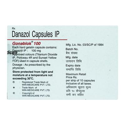 Gonablok 100mg Capsule 10'S - Hormonal Therapy-And