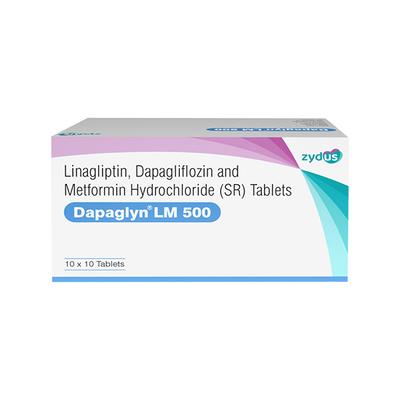 DAPAGLYN LM 500 Tablet 10's - Diabetes-Ant