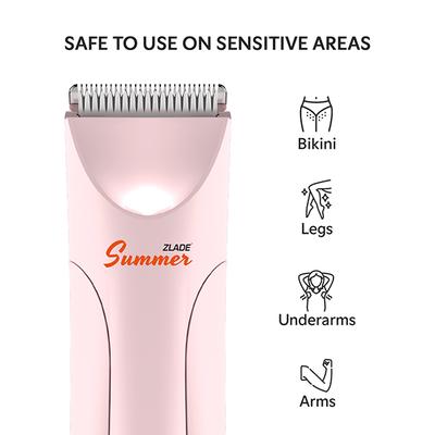 Summer By Zlade Intimate Trimmer For Women, Body Hair, Bikini Line, Underarms, Waterproof 330 gm - Hair Removal Accessories