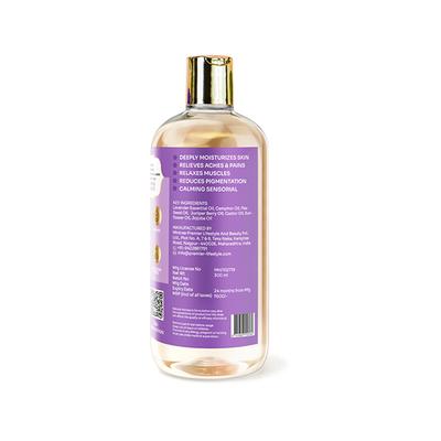 Vedic Valley LAVENDER STRESS RELIEVING BODY MASSAGE OIL CERTIFIED NATURAL 300 ml - Massage Oils