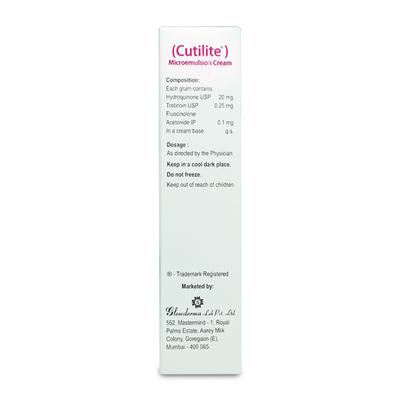 Cutilite Cream 20gm - Acne-Acn