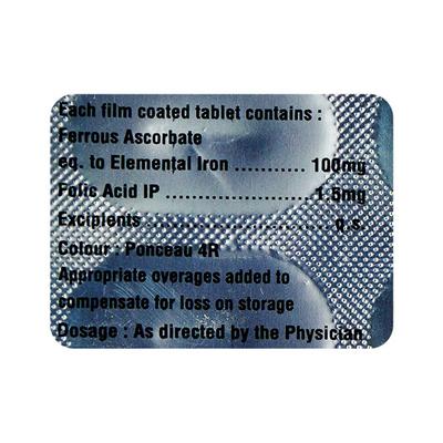 CARBOSTAR XT Tablet 15's - Iron Supplement/Anaemia-Vma