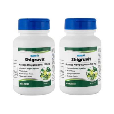 HealthVit Pure Herbs Shigruvit Shigru Powder 250 mg-Capsules 2's - Herbal Dietary Supplement