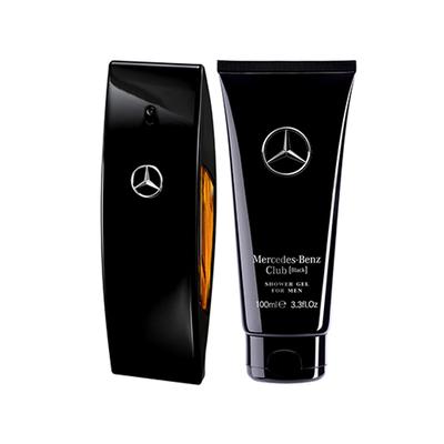 Mercedes-Benz Club Black Set (Eau De Toilette 100ml + Shower Gel 100ml) 1's - Men Perfumes (Edt/Edp)