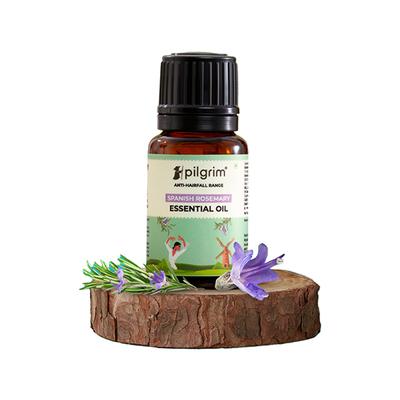 Pilgrim Spanish Rosemary Essential Oil for Hair Growth, Hair Fall Control & Hair Strengthening 10 ml - Hair Oils