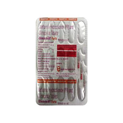 GLIMINYLE M FORTE 1 Tablet 15's - Diabetes-Ant
