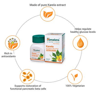 Himalaya Karela Tablet 60's - Diabetes Care (Ayush)