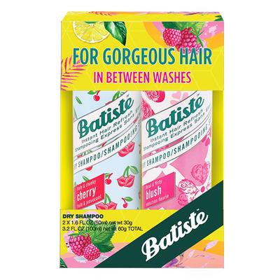 Batiste Dry Hair Shampoo - Fruity & Cheeky Cherry 50 ml + Floral & Flirty Blush 50 ml - Dry Shampoos & Conditioners