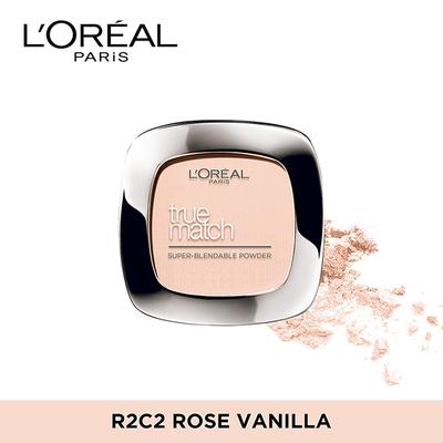 L'Oreal Paris True Match Super Blendable Perfecting Powder, Rose Vanilla F.2/C.2 9 gm - Compact Powder