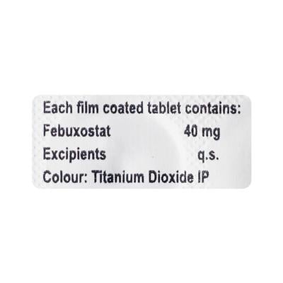 Febuset 40mg Tablet 10'S - Gout