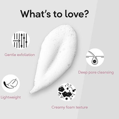 Pond's Pure Detox Foaming Brush Facewash for Clear Glow, Gentle Exfoliation, Deep Clean, All Skin Types 150 ml - Face Washes