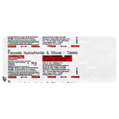 FLAVORIDE PLUS 200 Tablet 10's - Bladder And Prostate Disorders-Dru