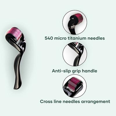 Mars By GHC Derma Roller With 540 Titanium Alloy Micro Needles 340 gm - Derma Rollers