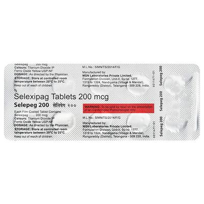 SELEPEG 200 Tablet 10's - Hypertension-Pvc