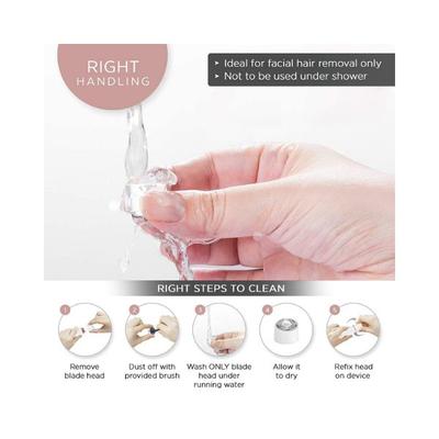 HealthSense Personic CleanTrim HR 207 Facial Hair Remover 1's - Hair Removal Accessories