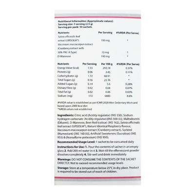 Urofizz Raspberry Flavour Powder 2.5gm - Supplements-Ent
