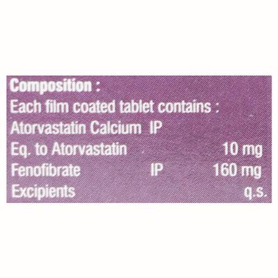 ATORVATIN F Tablet 10's - High Cholesterol-Dys