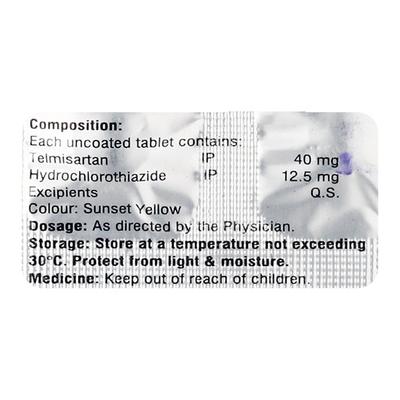 TELINZA H 40 Tablet 10's - Hypertension-Ana