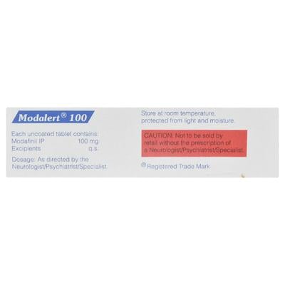 Modalert 100mg Tablet 10'S - ADHD