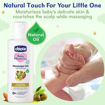 Chicco Baby Moments Massage Oil 300 ml - Creams, Lotions & Oils