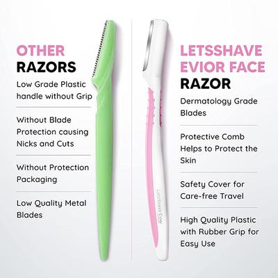 LetsShave Evior Face Razor - Women 3's - Shaving & Hair Removal