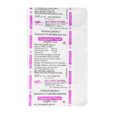 Coqueen Plus Capsule 10's - Supplements-Sup
