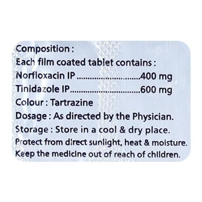NORLOC TZ Tablet 10's - Bacterial Infections-Qui
