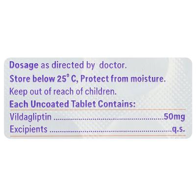 VSMALL 50mg Tablet 15's - Diabetes-Ant