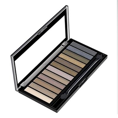 Swiss Beauty Pro 12 Exotic Color Eyeshadows - Western) 18 gm - Eyeshadow, Bases & Primers