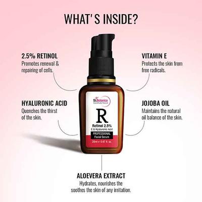 St.Botanica R-Retinol 2.5% Professional Facial Serum 20 ml - Dark Circle & Wrinkle Busters