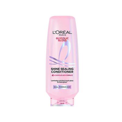 Loreal Paris Glycolic Gloss Conditioner, With Glycolic Acid, For Dull Hair, Seals 3X Gloss 340 ml - Conditioners